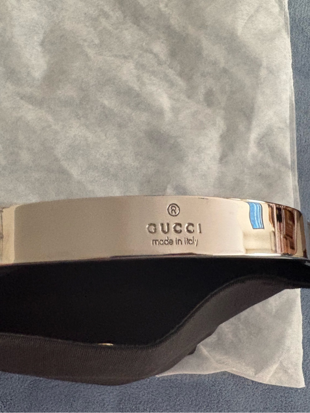 Gucci Black Fabric Satchel with Metal Accent Handle